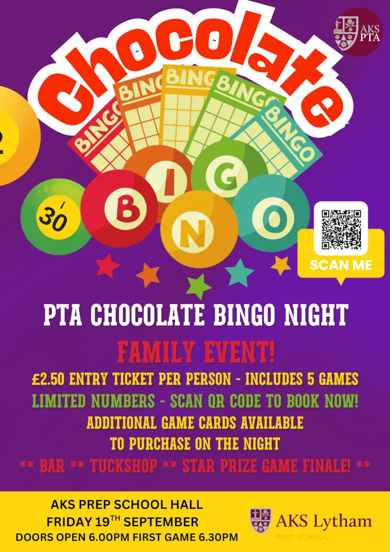 Chocolate Bingo PTA